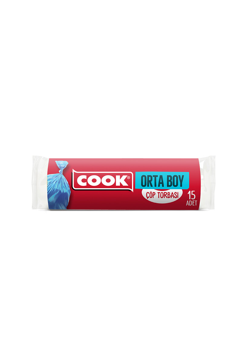 Cook Çöp Torbası Orta Boy 15'li