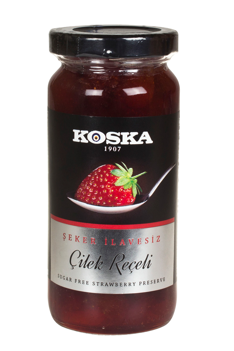 Koska Şeker İlavesiz Çilek Reçeli 290 G