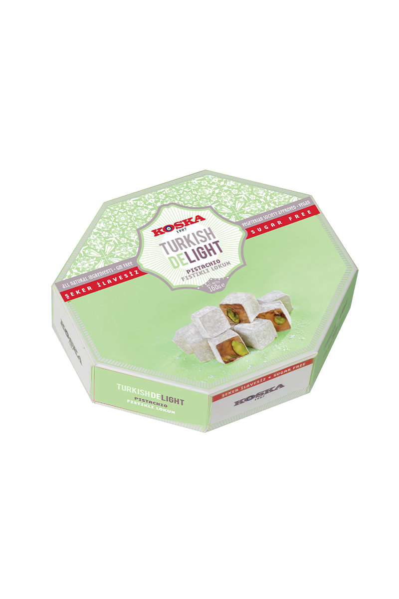 Koska Şeker İlavesiz Fıstıklı Lokum 160 G