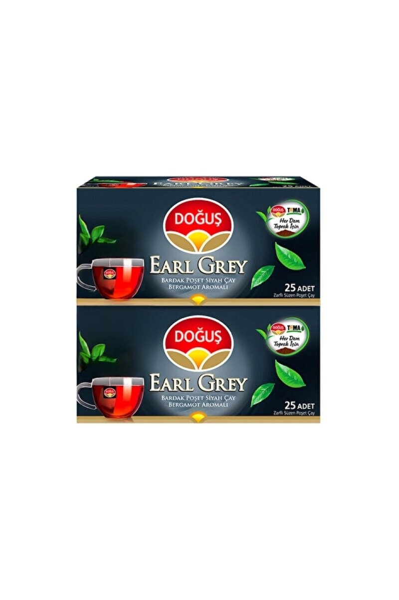Doğuş Çay Earl Grey 25+25'li Bardak Poşet