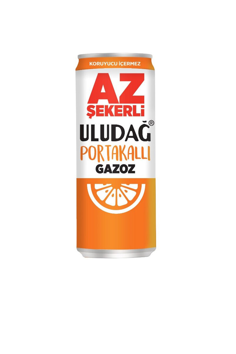 Uludağ Portakal Az Şekerli 330 ml Kutu