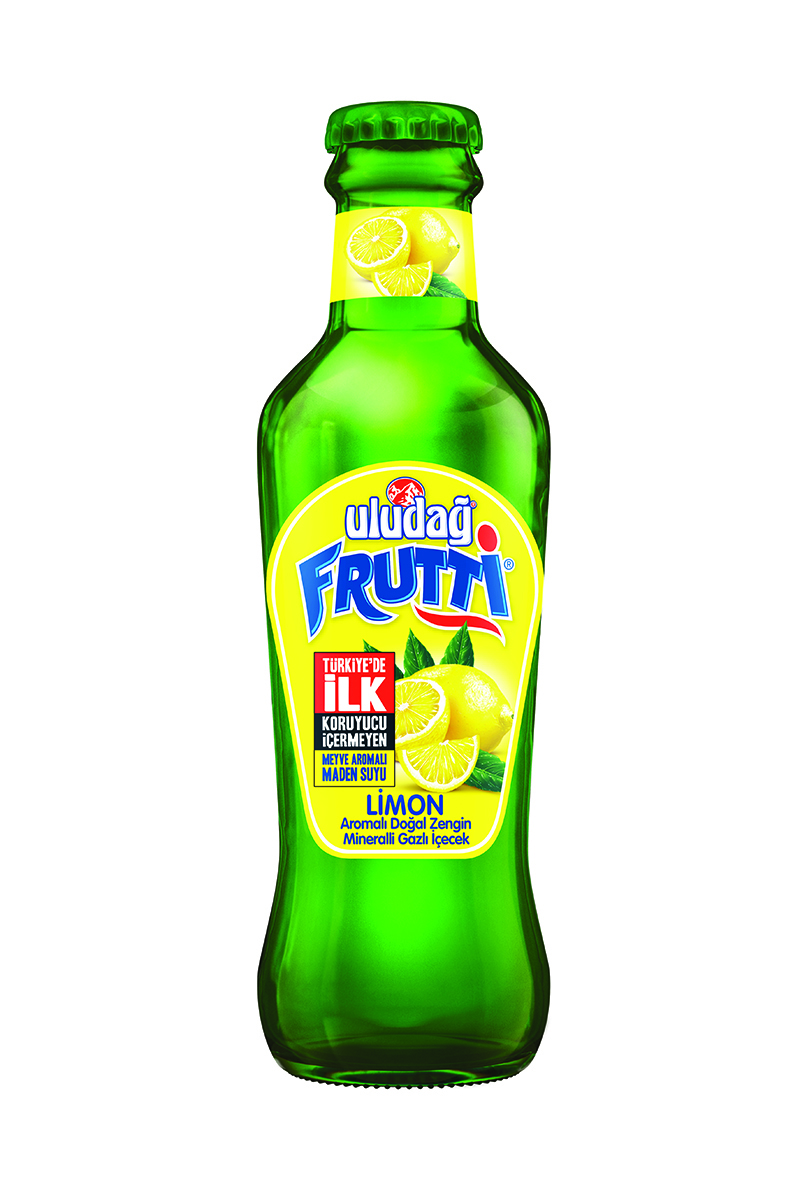Uludağ Frutti Limon Aromalı Maden Suyu 200 ml
