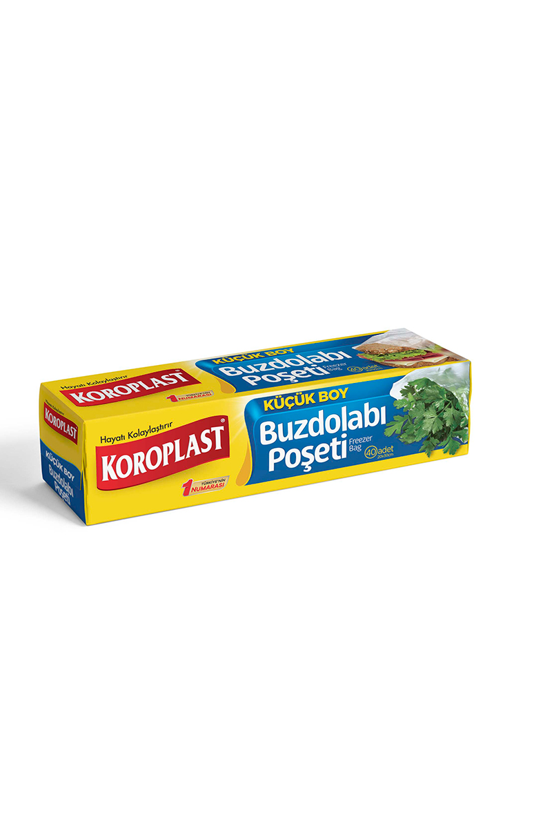 Koroplast Buzdolabı Poşeti Standart 20X30 Küçük Boy 40'lı