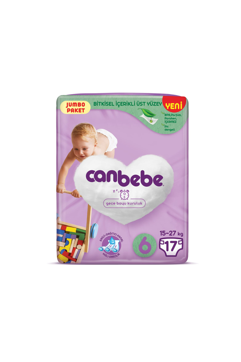 Canbebe Jumbo XL(6) 17 Adet 15-27 Kg