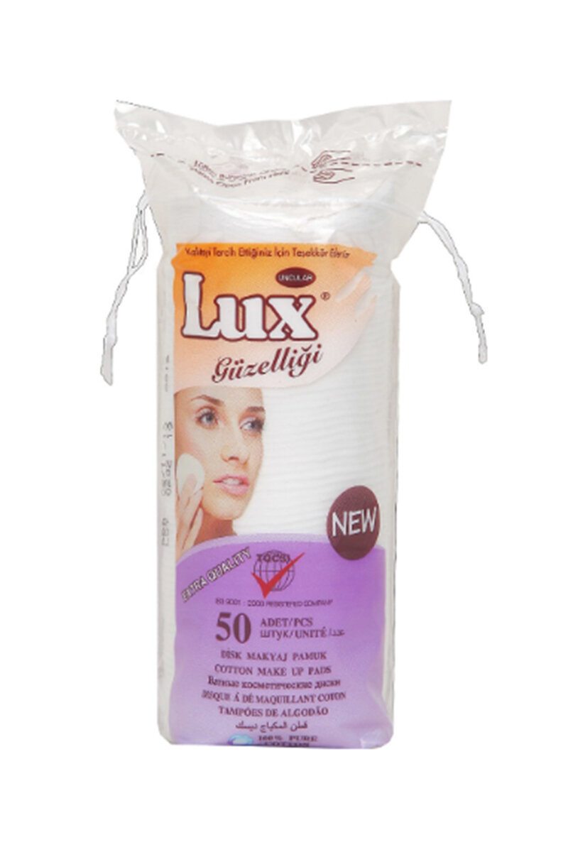 Lux Disk Makyaj Pamuğu 50'Li