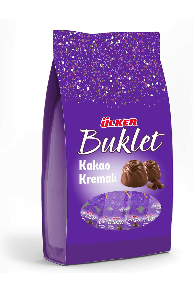 Ülker Buklet Kakao Krema Dolgulu Pirinç Patlaklı Sütlü Çikolata 300 G