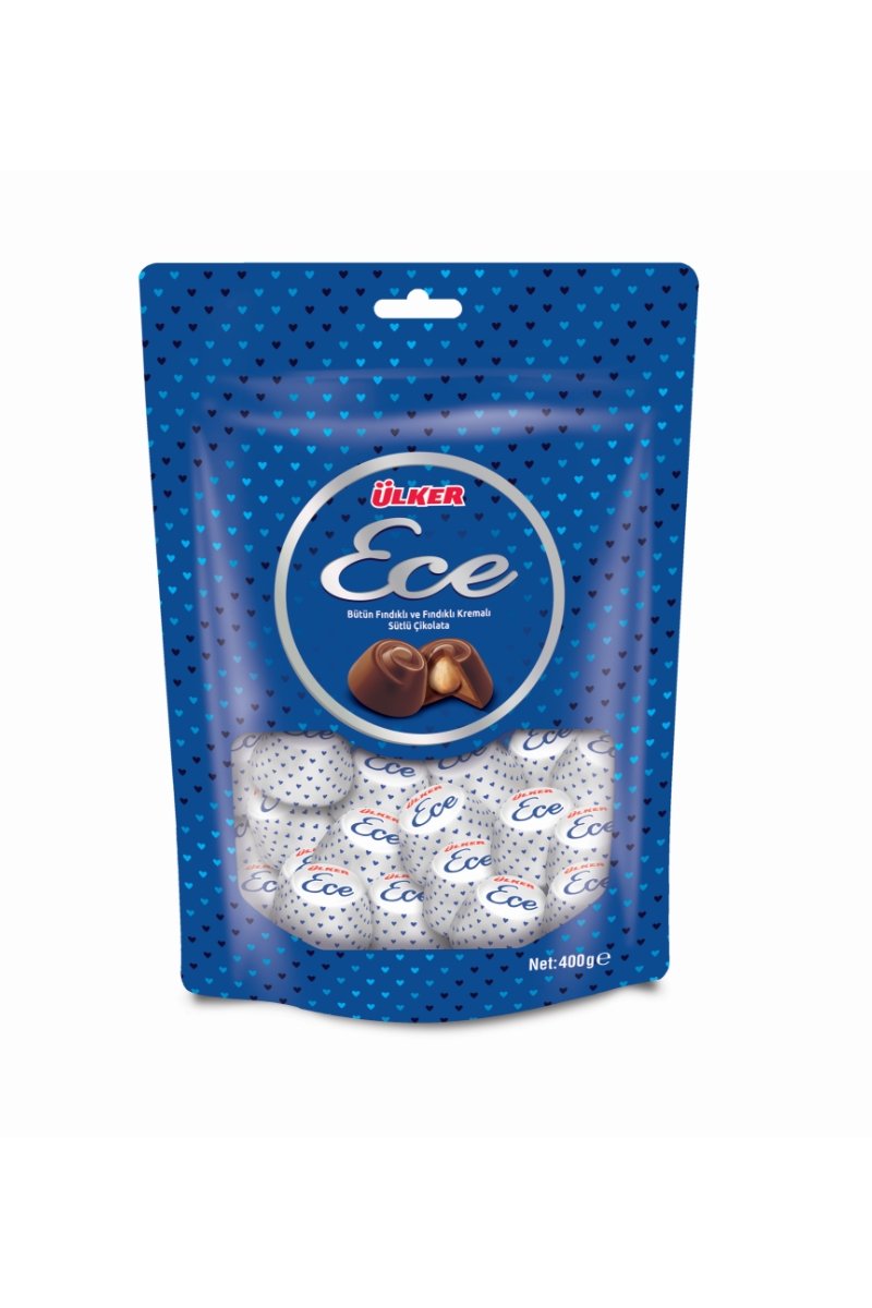 Ülker Ece Çikolata Fındıklı Poşet 350 G