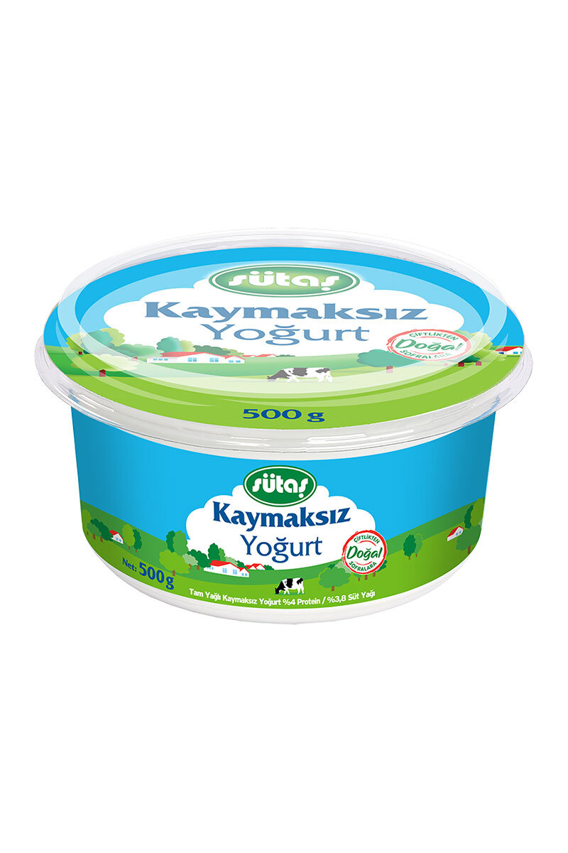Sütaş Kaymaksız Yoğurt 500 G