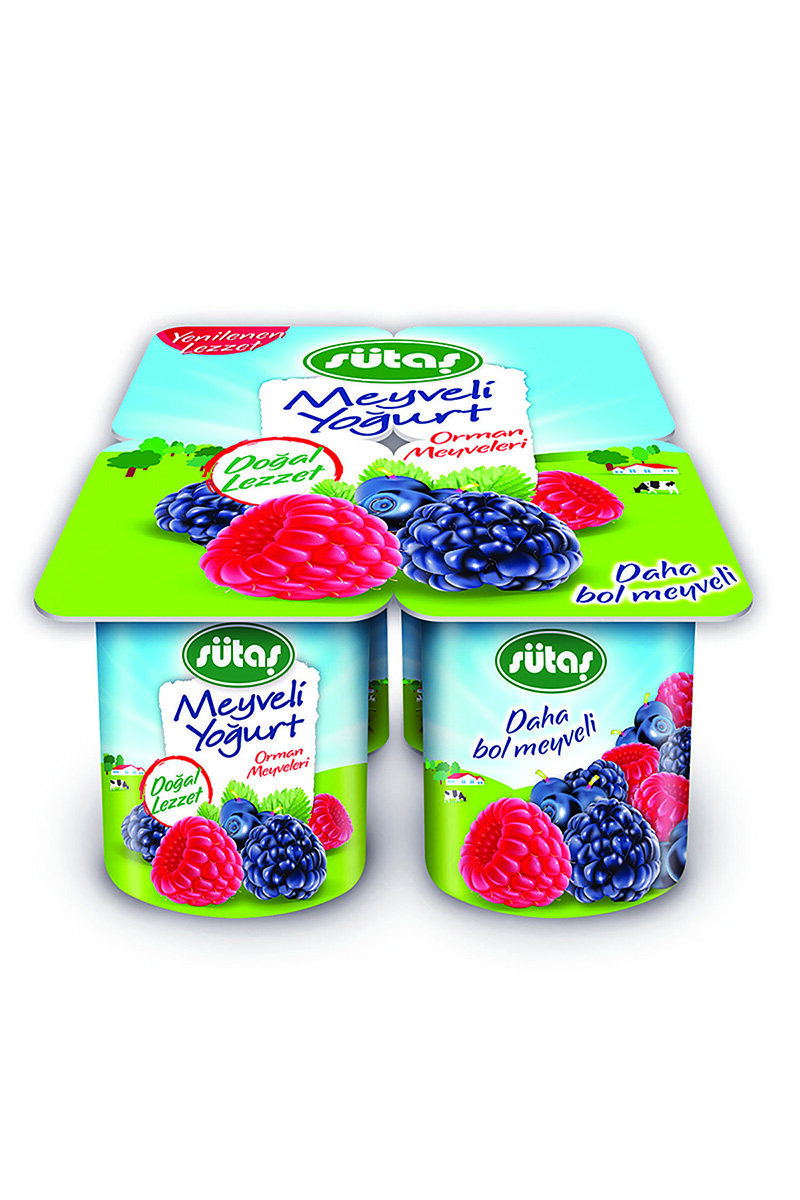 Sütaş Orman Meyveli Yoğurt 4x115 G