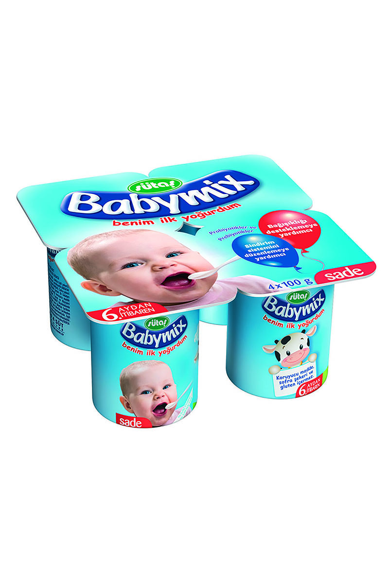 Sütaş Babymix Sade 4x100 G