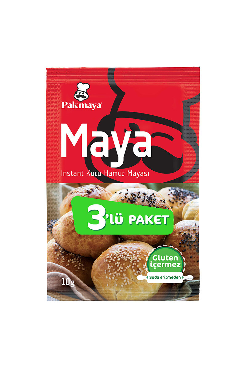 Pakmaya 3'lü İnstant Maya 30 g