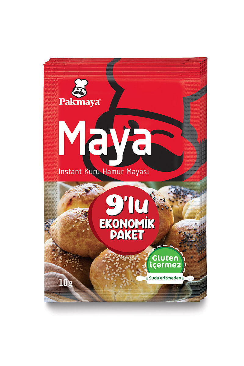 Pakmaya 9'lu İnstant Maya 90 g