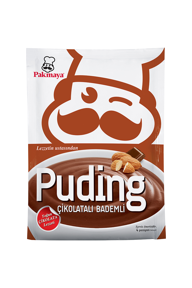 Pakmaya Çikolatalı Bademli Puding 105 g