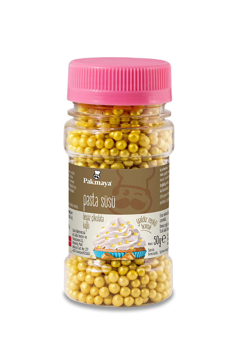 Pakmaya Pasta Süsü Yaldız Boncuk 50 g