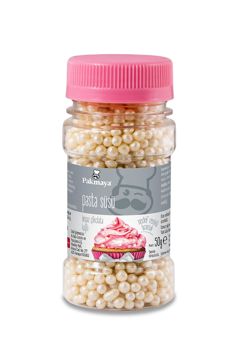 Pakmaya Pasta Süsü Sedef Boncuk 50 g