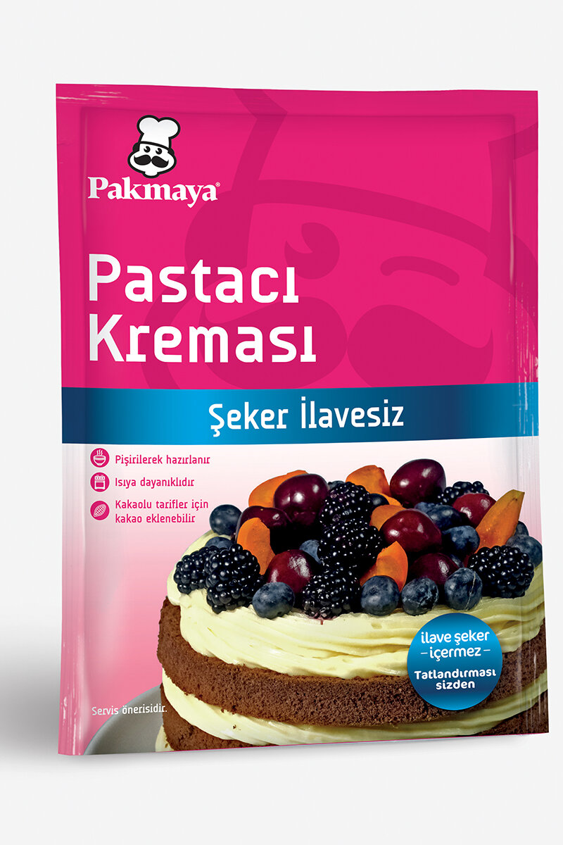 Pakmaya Şeker İlavesiz Pastacı Kreması 45 g