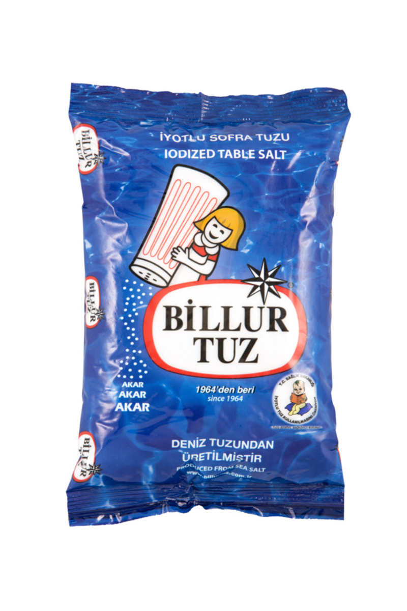 Billur İyotlu Tuz 3 kg