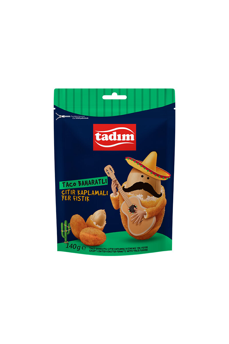 Tadım Fıstıxx Taco Baharatlı Çıtır Yerfıstığı 140 g