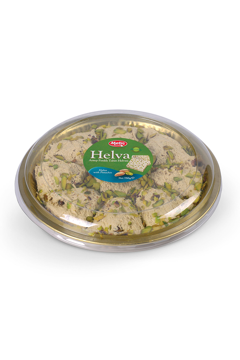 Metin Tepsi Helva Antep Fıstıklı 750 G