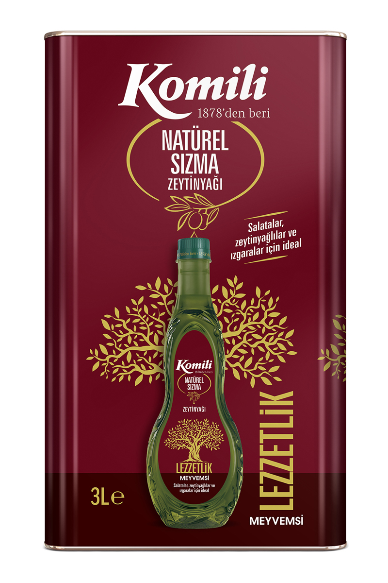 Komili Naturel Sızma Zeytinyağı Meyvemsi 3 l