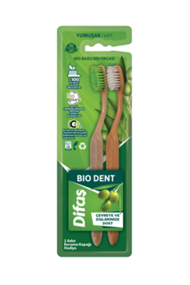 Difaş 2'li Diş Fırçası Bio Dent