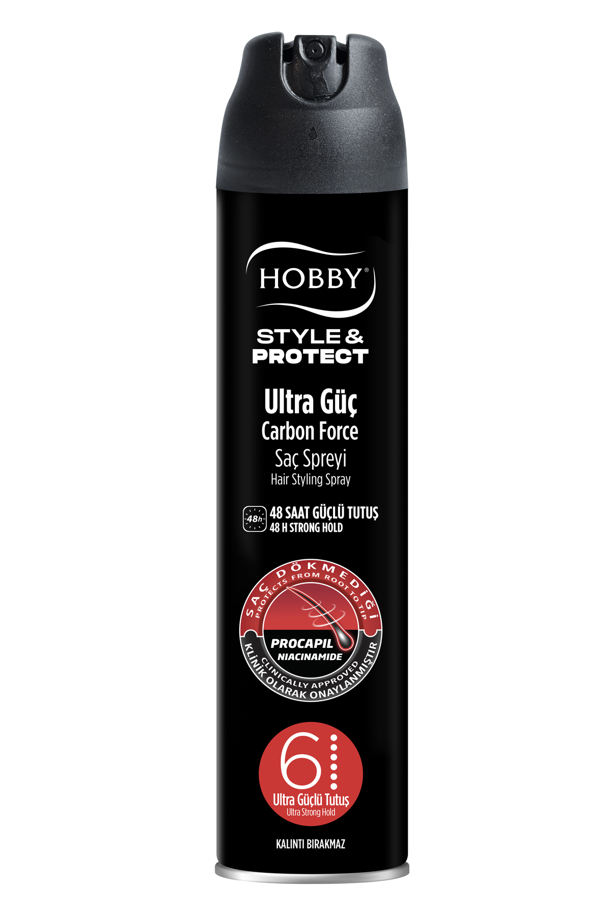 Hobby Saç Spreyi Style&Protect Ultra Güç Karbon Force 250ML