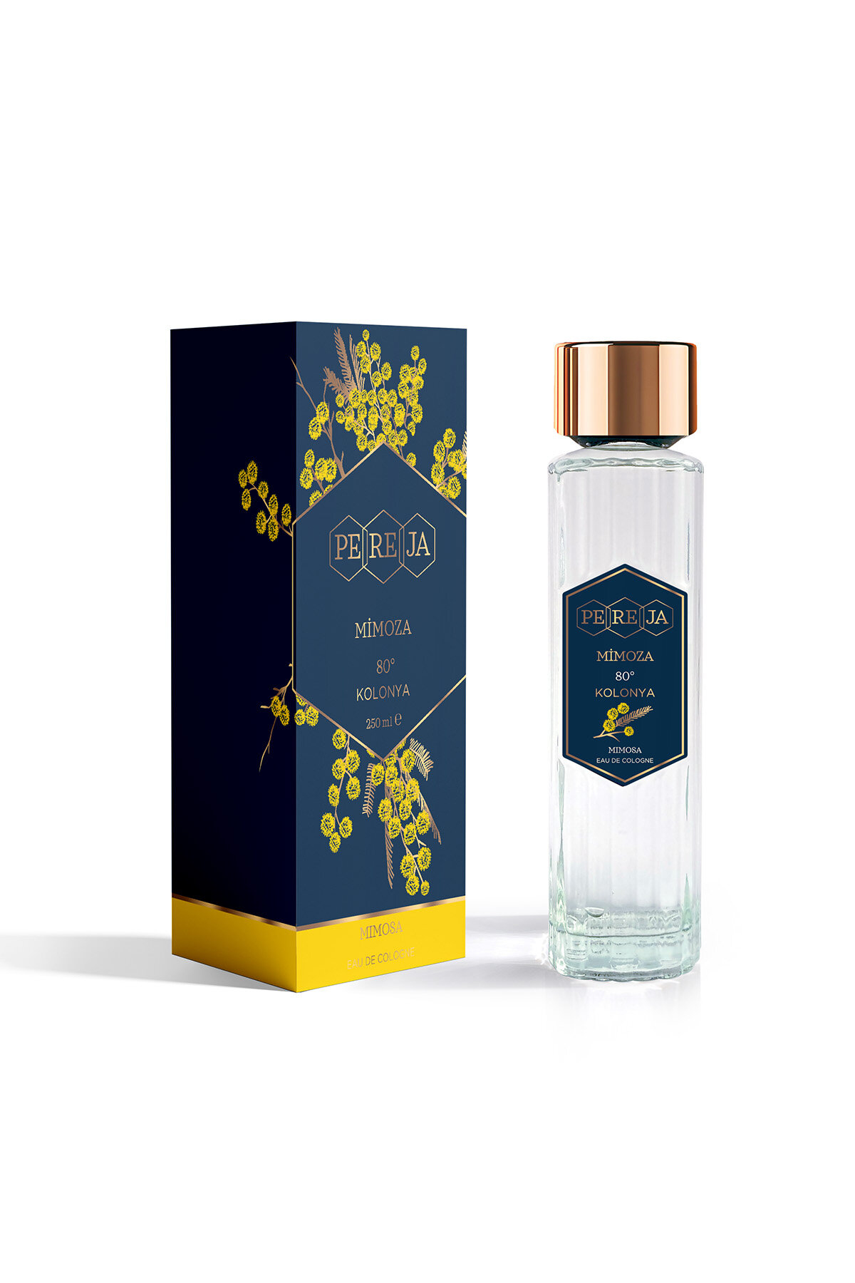 Pereja Parfümlü Kolonya 250 ml Cam Mimoza