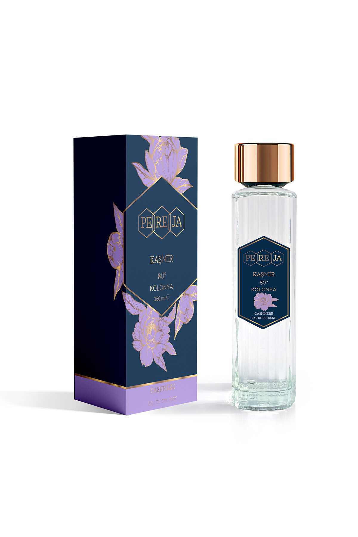 Pereja Parfümlü Kolonya 250 ml Cam Kaşmir