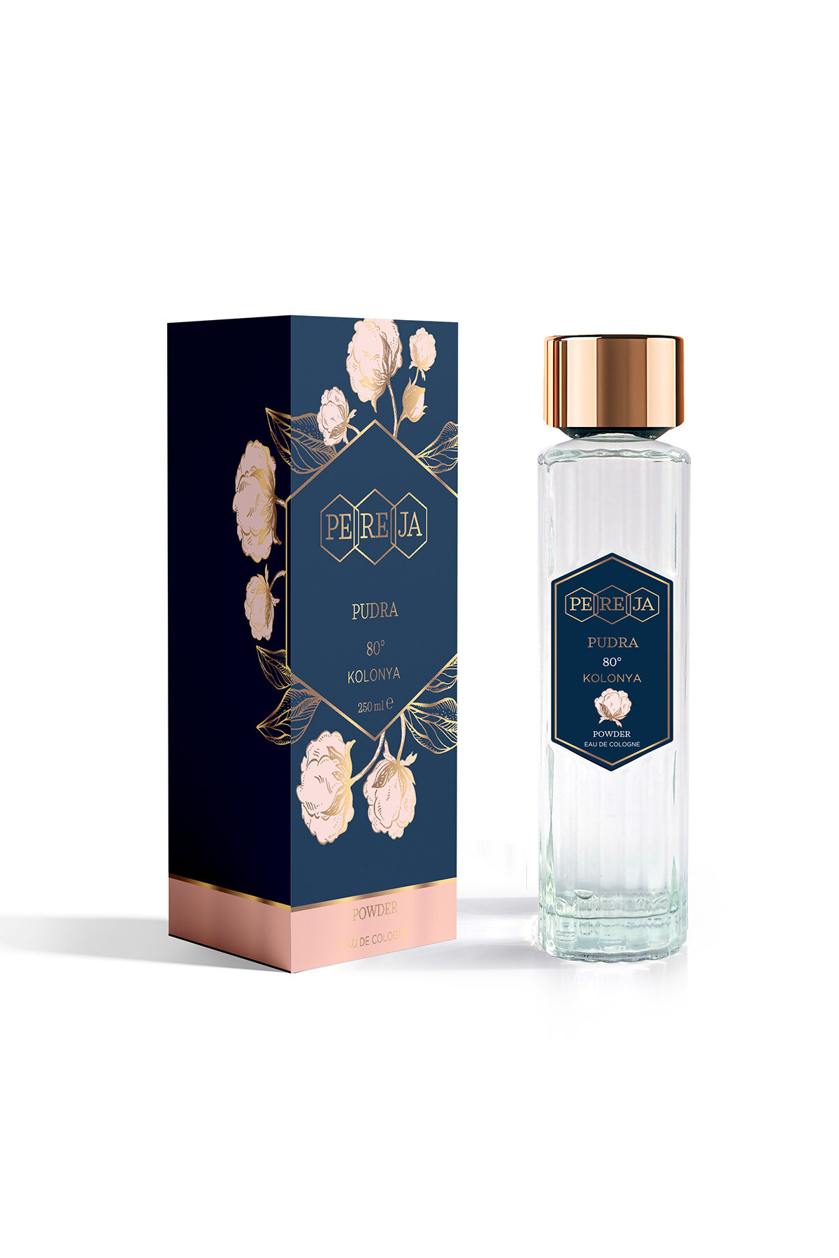 Pereja Parfümlü Kolonya 250 ml Cam Pudra