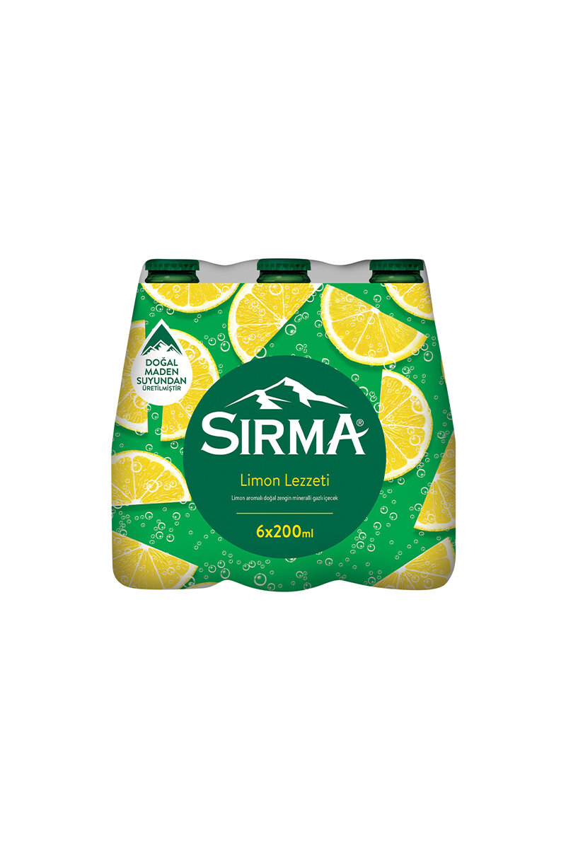 Sırma Maden Suyu C Vitaminli Limon Aromalı 6X200 ml