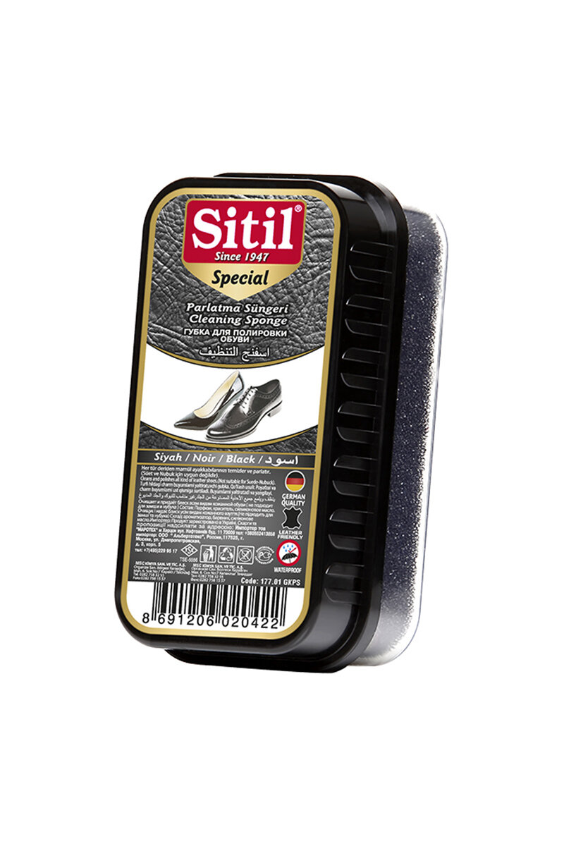 Sitil Parlatıcı Sünger Kutulu Siyah