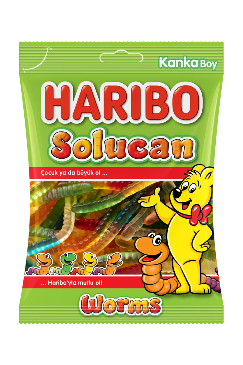 Haribo Fizz Solucan 70 G