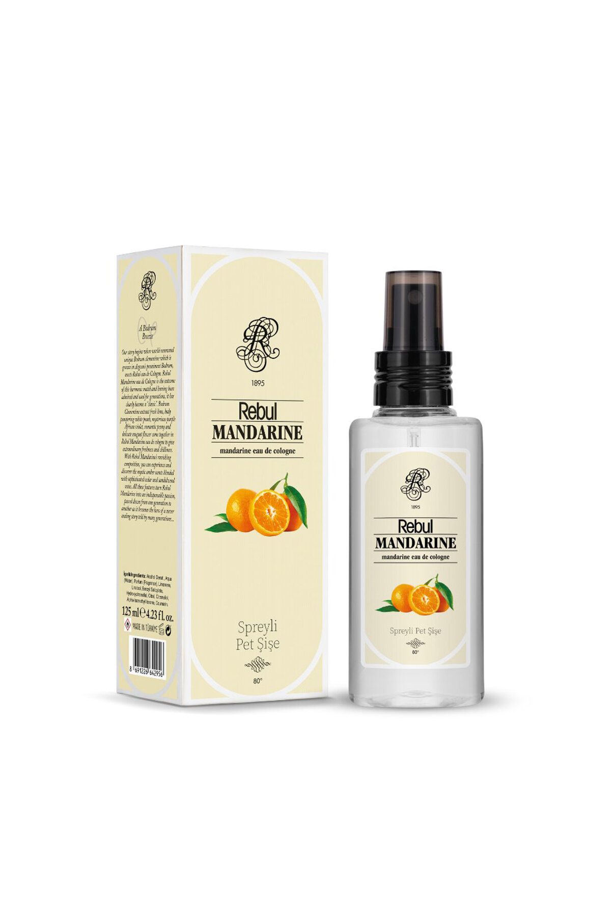 Rebul Kolonya Mandarine 125 ml