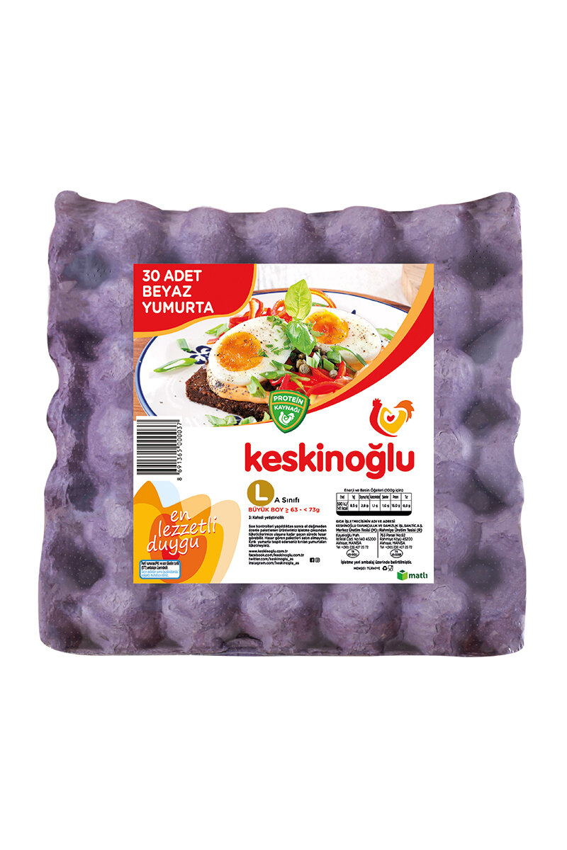 Keskinoğlu Yumurta 30 ' Lu (L) (63-72 Gr)