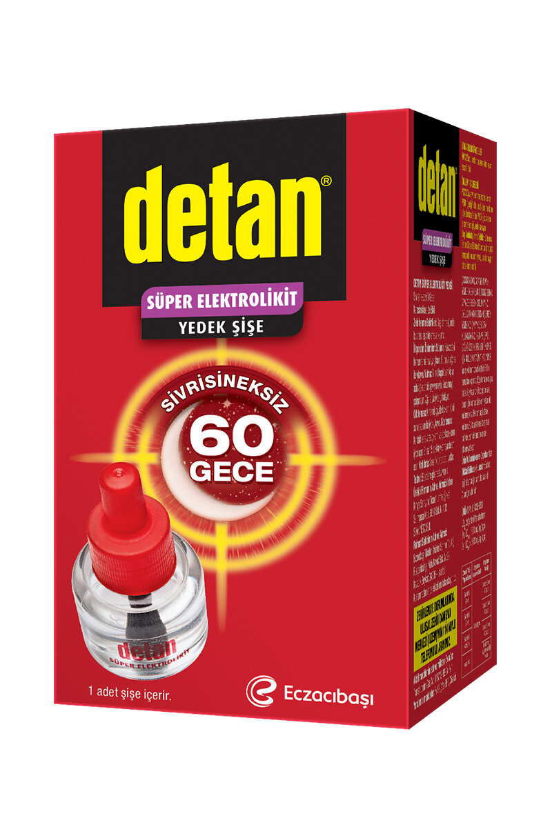 Detan Elektrolikit Sinekkovar Yedek 60 Gece