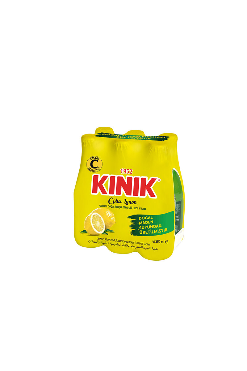 Kınık C Plus Limon Aromalı Maden Suyu 6X200 ml