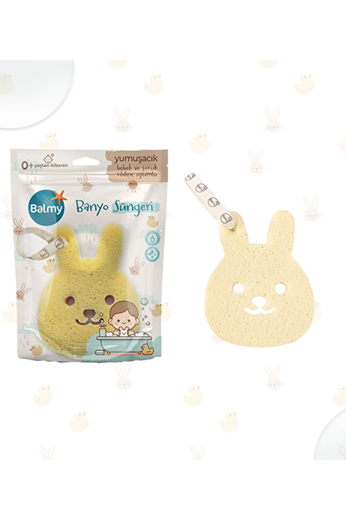 Balmy Tavşan Banyo Süngeri