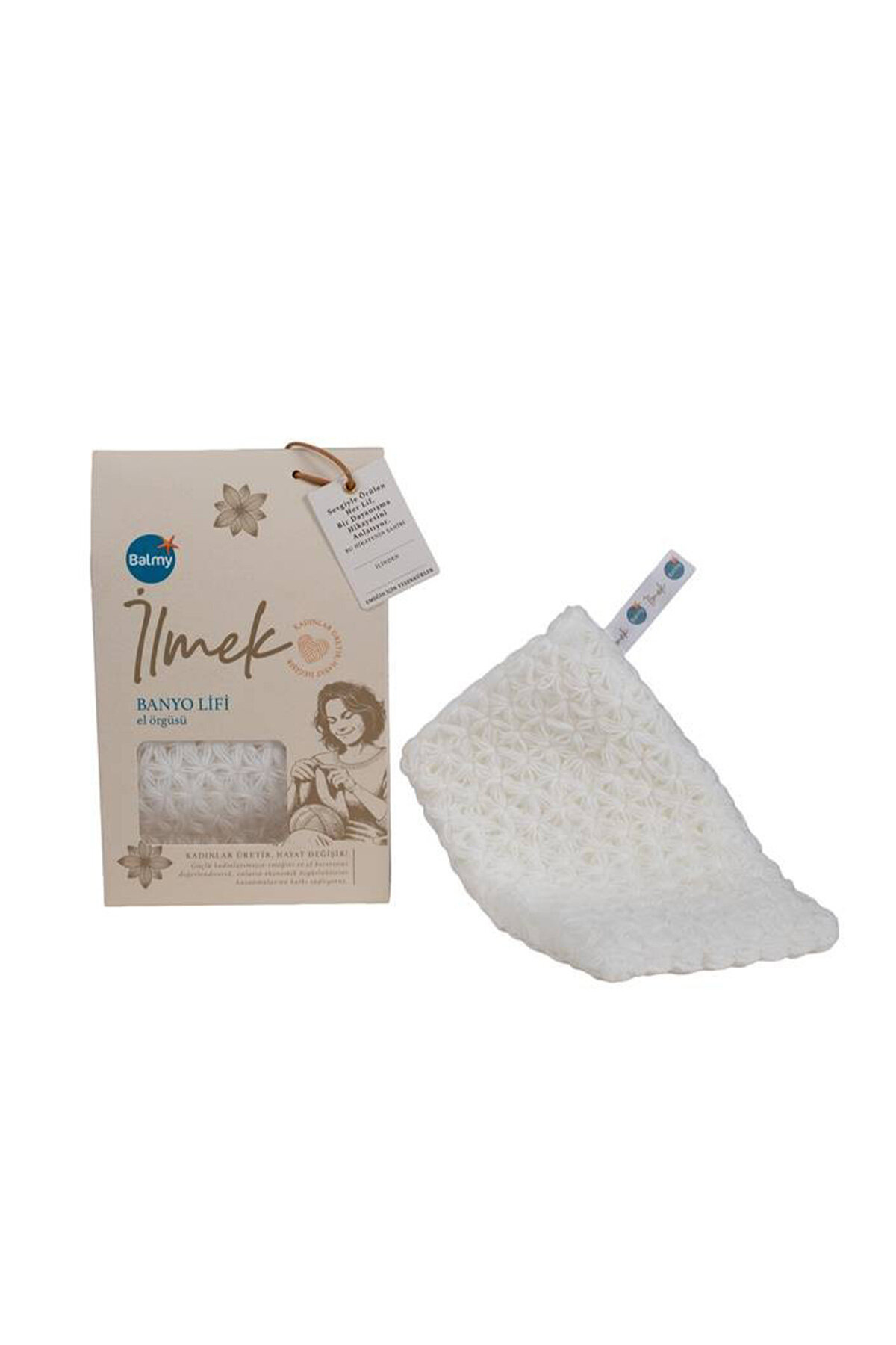 Balmy İlmek Banyo Lifi El Örgüsü