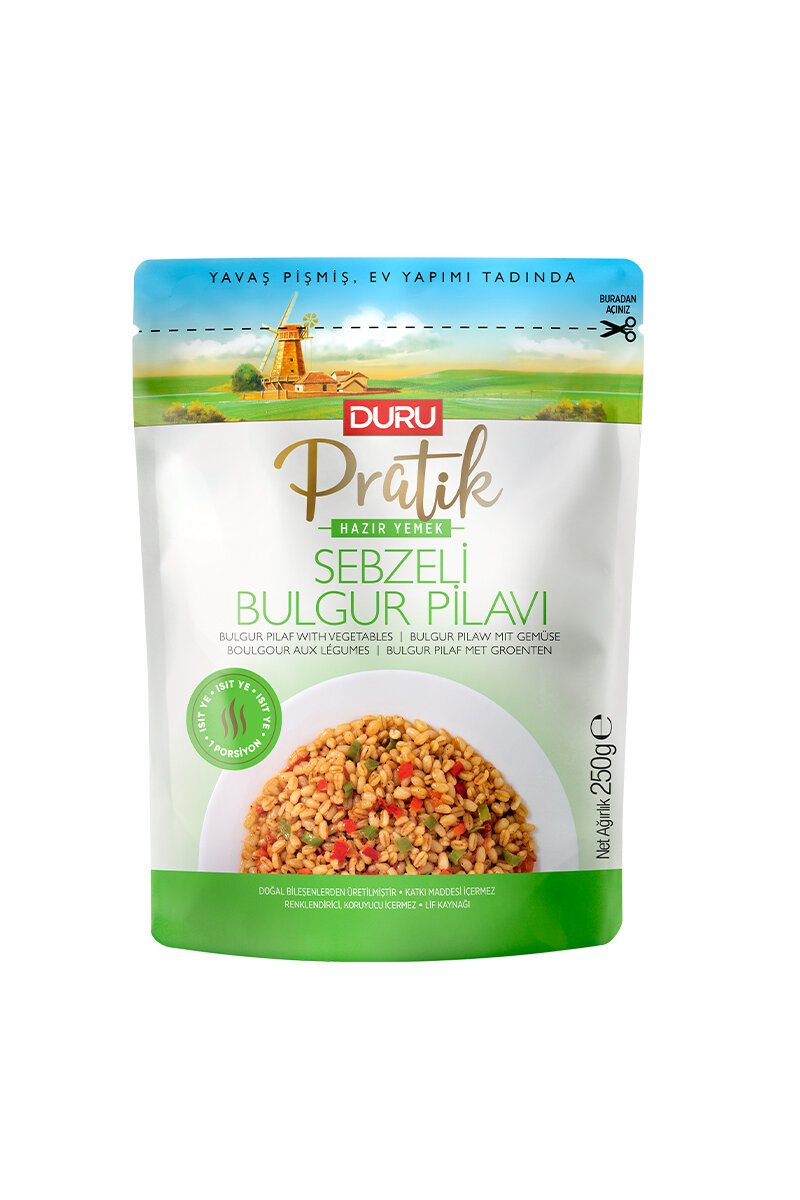 Duru Pratik Sebzeli Bulgur Pilavı 250 g