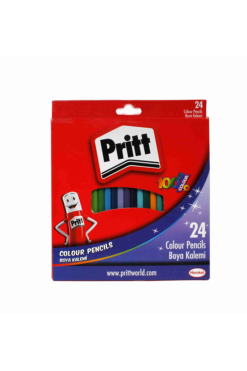 Pritt 24 Lü Kuru Boya Karton Kutu