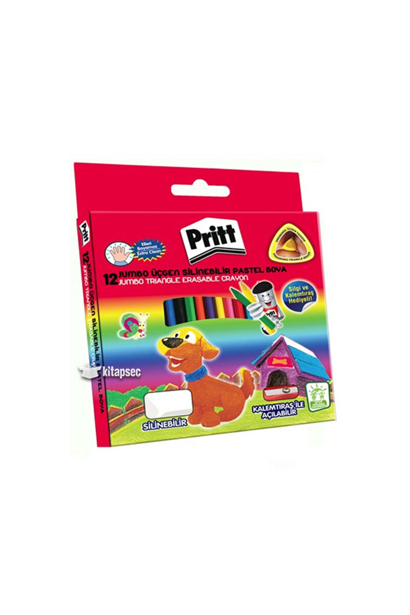 Pritt Silinebilir Pastel Boya 12 Renk