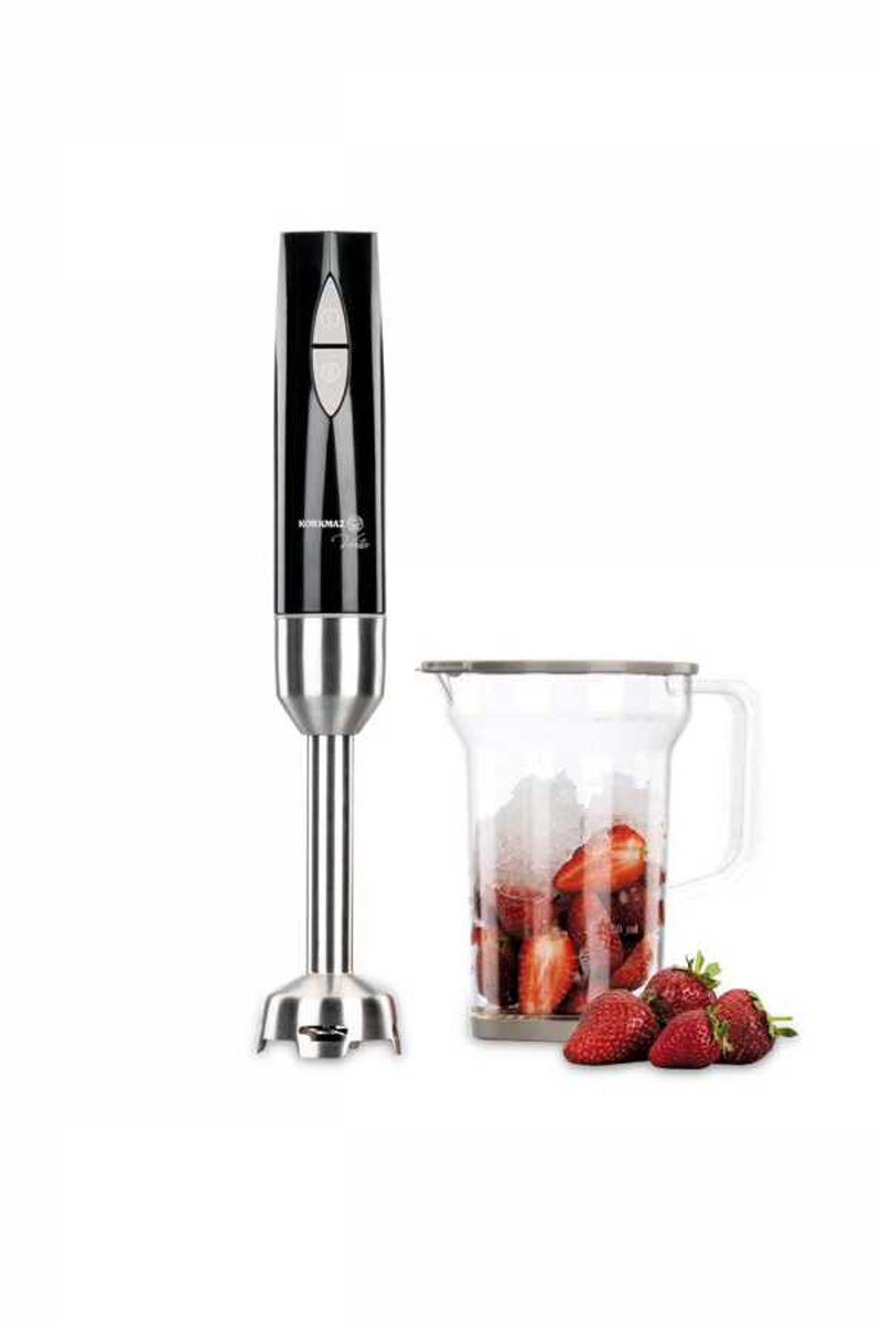 Korkmaz Vertex Duo Inox/Siyah Blender Set A444