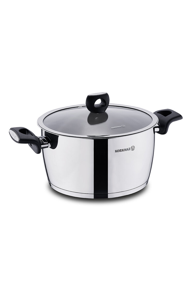 Korkmaz Nora Çelik Tencere 24x13 cm