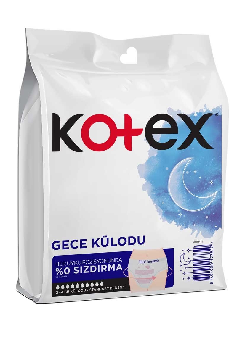 Kotex Regl Gece Külodu 2'li