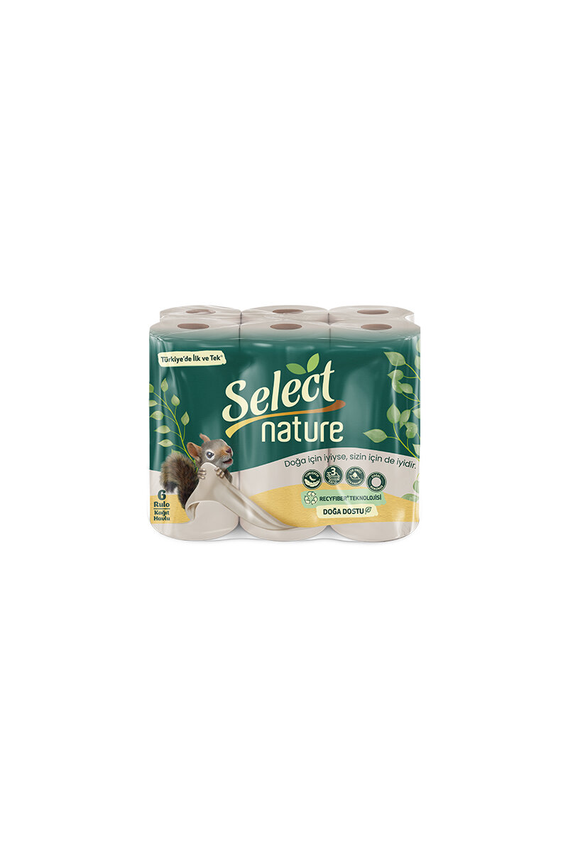 Select Nature Kağıt Havlu 3 Katlı 6 Lı