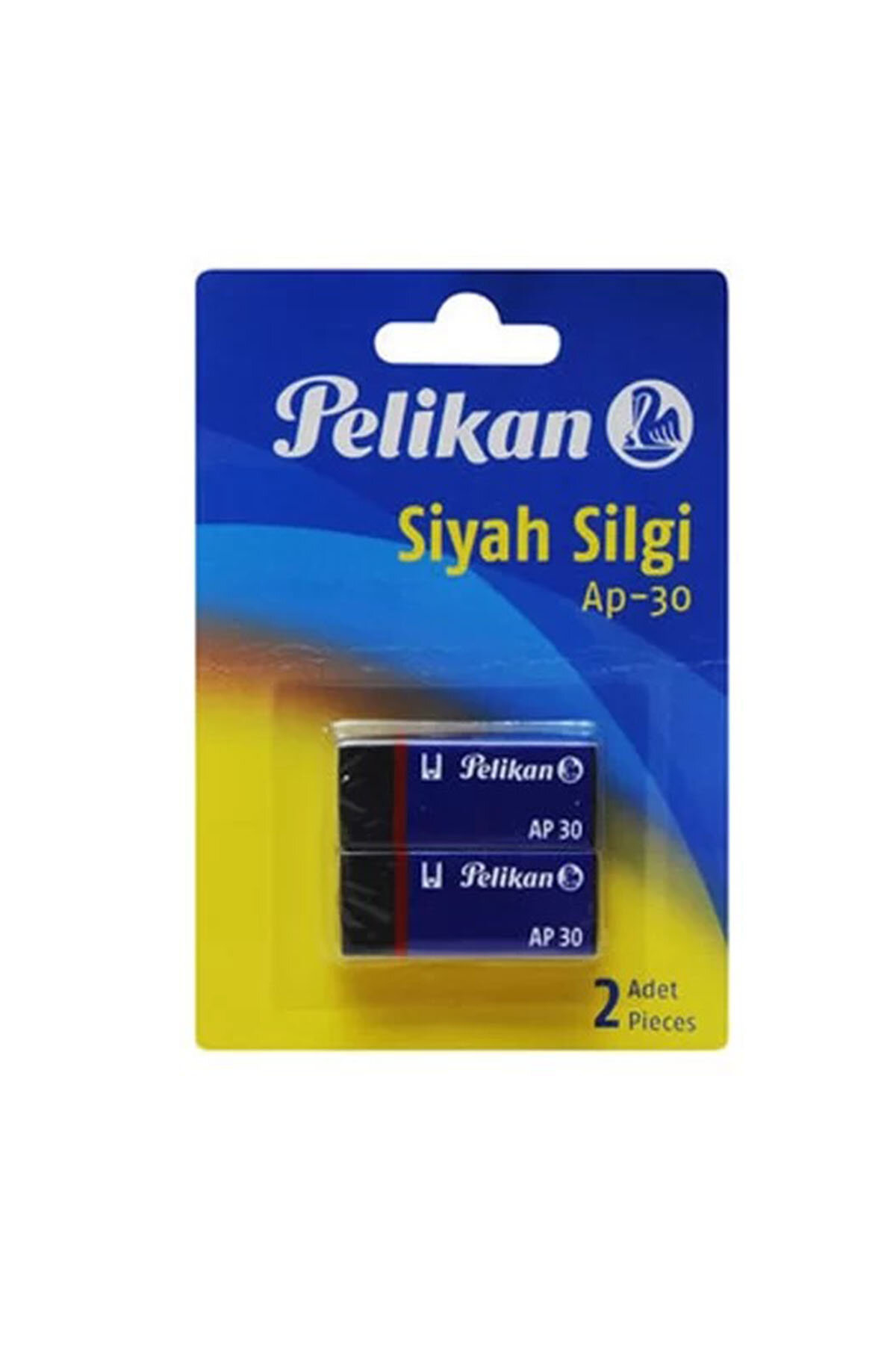 Pelikan Siyah Silgi 2'li