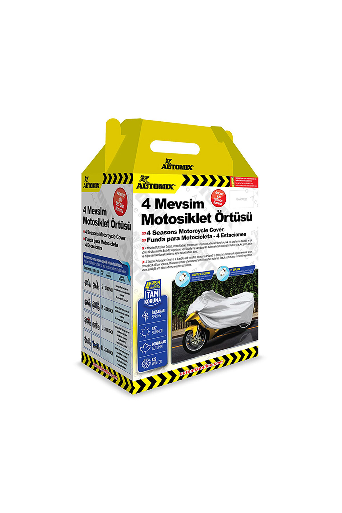 Automix Motorsiklet Örtüsü Medium