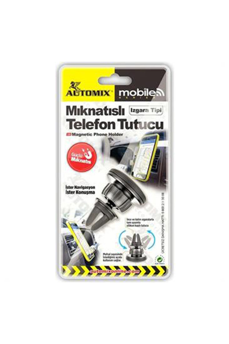Automix Manyetik Telefon Tutucu Izgara