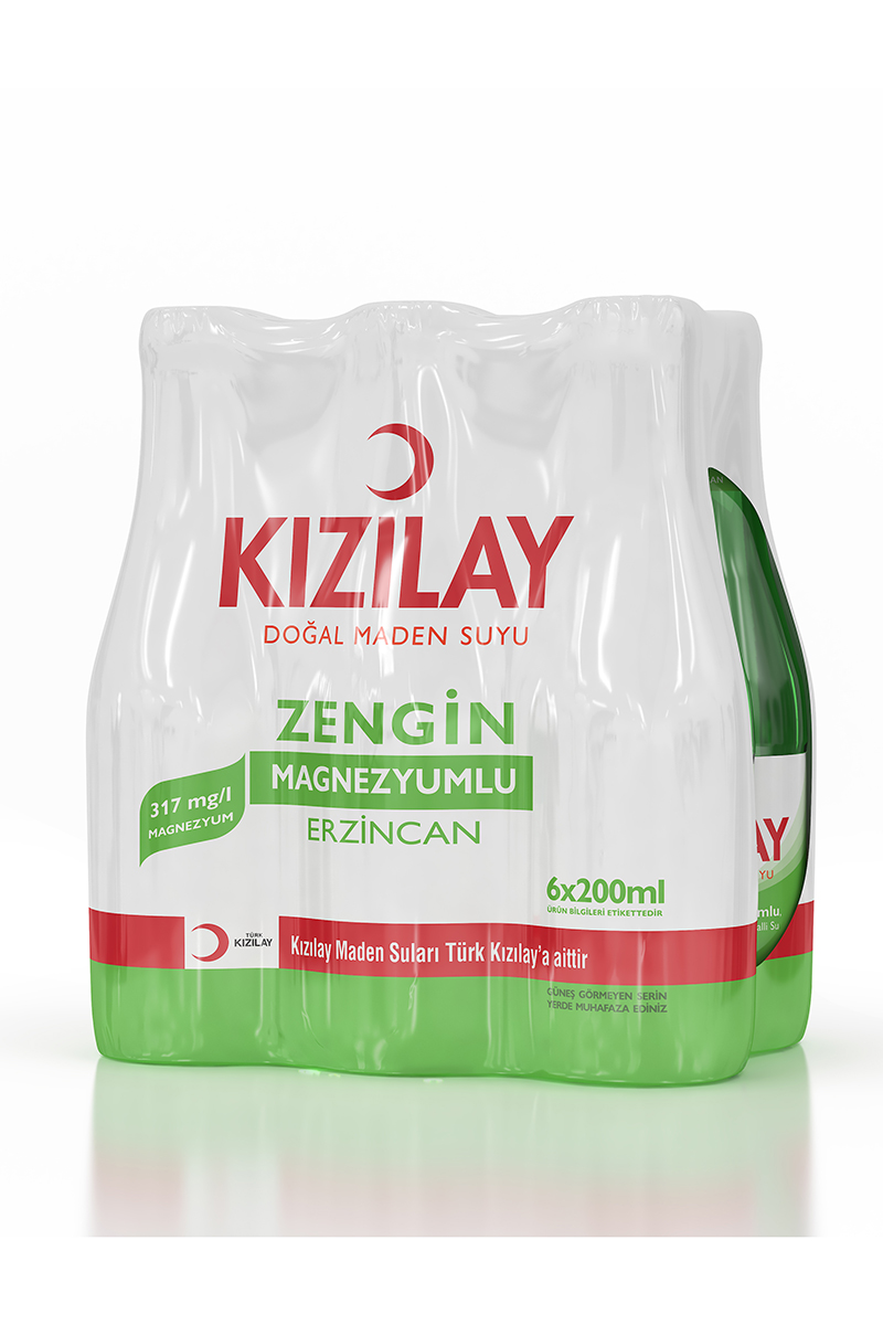 Kızılay Maden Suyu 6X200 ml Erzincan