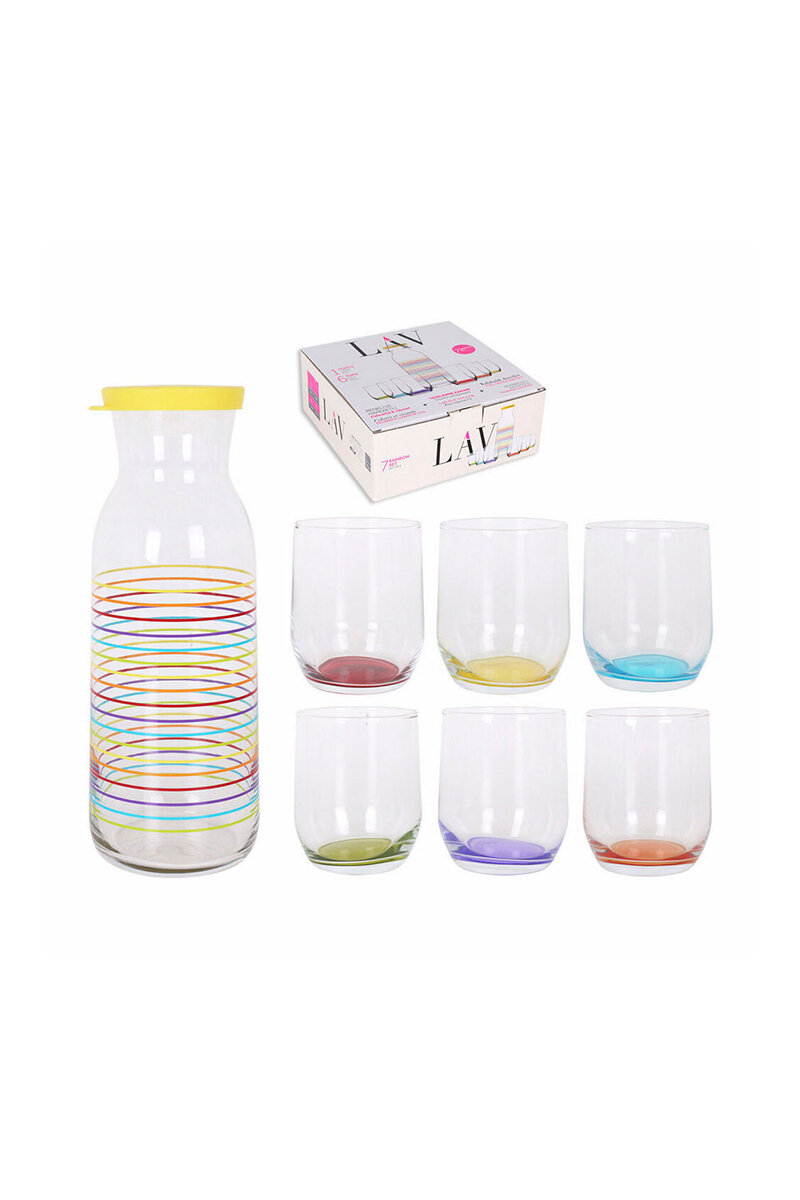 Lav Rainbow Sürahi Set 7 Parça LV-RAINBOWS1